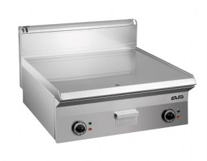 Plancha professionnelle lectrique lisse en chrome 3 zones MBM profondeur 650mm
