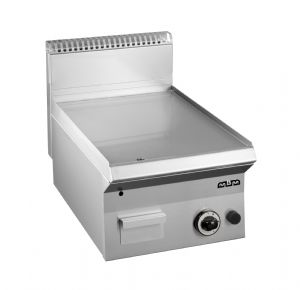 Plancha professionnelle gaz lisse en chrome 1 zone MBM profondeur 650mm