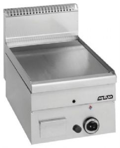 Plancha professionnelle gaz lisse 1 zone MBM