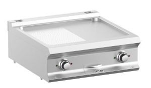 Plancha professionnelle lectrique lisse et rainure  poser MBM - DOMINA PRO 700