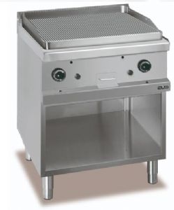Plancha professionnelle gaz rainurée 2 zones sur baie libre MBM - MAGISTRA 700 Plancha professionnelle gaz rainurée 2 zones sur baie libre MBM - MAGISTRA 700
