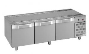 Soubassement rfrigr 3 tiroirs longueur 1600mm MBM - DOMINA PRO 700