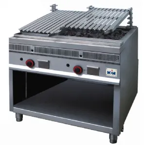 Grill charcoal 2 zones sur socle MCM PSI-80