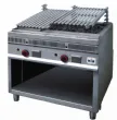 Grill charcoal 2 zones sur socle MCM