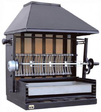 Rtissoire professionnelle 1 broche et barbecue  feu de bois MCM