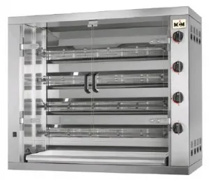 Rôtissoire professionnelle électrique 4 broches MCM 4EEC