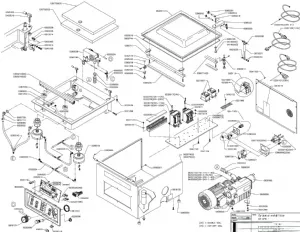 Pi�ces d�tach�es pour machine d'emballage sous vide CCM MESV_CCM