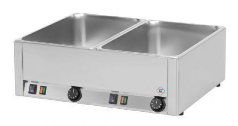 Bain-marie lectrique double sans robinet de vidange REDFOX