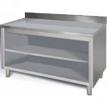 Meuble inox mural ouvert 1200mm Meuble inox mural ouvert 1200mm