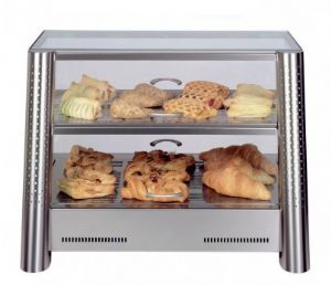 Vitrine chauffante  poser Inox SOFRACA