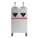 Friteuse professionnelle électrique 2 x 9/10 Litres commandes électroniques sur socle VALENTINE