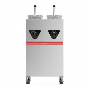 Friteuse professionnelle �lectrique 2 x 9/10 Litres commandes �lectroniques sur socle VALENTINE CORES2525