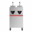Friteuse professionnelle �lectrique 2 x 9/10 Litres commandes �lectroniques sur socle VALENTINE