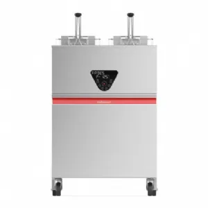 Friteuse professionnelle électrique 25/28 Litres commandes électroniques sur socle VALENTINE CORES600