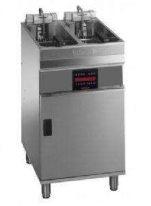 Friteuse professionnelle lectrique 2 x 9/10 Litres commandes lectroniques sur socle VALENTINE - EVOC TURBO