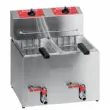 Friteuse professionnelle lectrique  poser 2 x 5 Litres VALENTINE - Srie TF