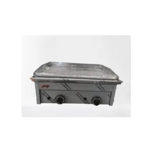 Plaque hamburgers acier inf. rainure - Gaz - 2 brleurs SOFRACA NR600_STOCK