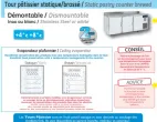 Tour ptissier dmontable rfrigration statique et ventil 600x400 2 portes ODIC BTP2PDR7