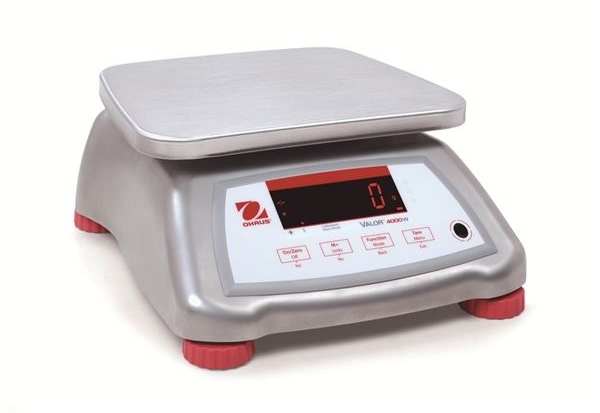 Balance professionnelle inox compacte Valor 4000 OHAUS disponible sur Chr  Restauration