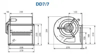 Moteur 7/7 de hotte professionnelle SWEGON DD7/7-170