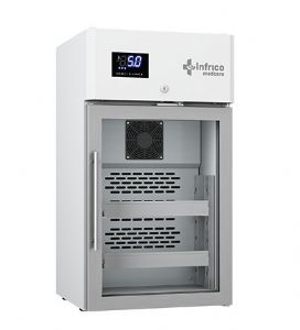 Réfrigérateur de comptoir portes vitrées 70Litres  PER07G Infrico Pharmacare