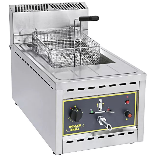 Friteuse électrique professionnelle, 2 cuves 12+12 L