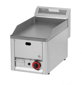 Plancha professionnelle gaz lisse 1 zone REDFOX profondeur 600mm - FTH 30 GL