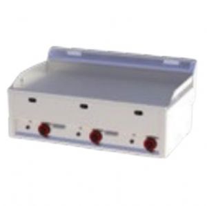 Plancha professionnelle gaz lisse 3 zones REDFOX profondeur 600mm - FTH 90 GL