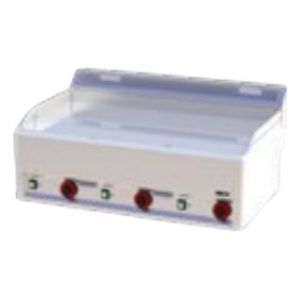 Plancha professionnelle lectrique lisse 3 zones REDFOX profondeur 600mm - FTHC 90 EL