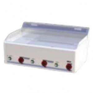 Plancha professionnelle lectrique lisse et rainure 3 zones REDFOX profondeur 600mm - FTHRC 90 EL
