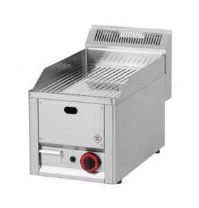 Plancha professionnelle gaz rainure 1 zone REDFOX profondeur 600mm - FTRC 30 GL