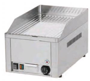 Plancha professionnelle lectrique rainure 1 zone