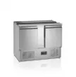 Saladette rfrigre 2 portes avec capot inox en stock