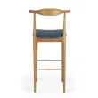 Tabouret de bar en bois et similicuir LATTE BAR SANDALYECI B00404 Tabouret