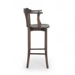 Tabouret de bar en bois fonc GRAND BAR SANDALYECI B00990 Tabouret