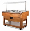 Buffet chauffant central avec cuve pour bacs GN1/1 SCAIOLA