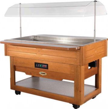 Buffet rfrigr central  avec cuve pour bacs GN1/1 SCAIOLA