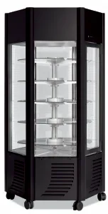 Vitrine réfrigérée 6 faces vitrées positive ventilée SCAIOLA - ERGE ERGE