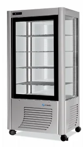 Vitrine réfrigérée 4 faces vitrées négative statique SCAIOLA - 540 BT 540 BT