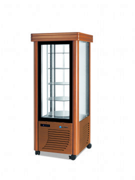 Vitrine réfrigérée 4 faces vitrées positive ventilée SCAIOLA - 400G BAROCCO Vitrine réfrigérée 4 faces vitrées positive ventilée SCAIOLA - 400G BAROCCO
