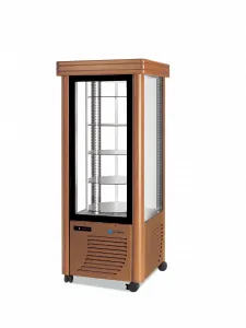 Vitrine réfrigérée 4 faces vitrées positive ventilée SCAIOLA - 400G BAROCCO 400G BAROCCO