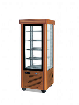 Vitrine réfrigérée 4 faces vitrées positive ventilée SCAIOLA Vitrine réfrigérée 4 faces vitrées positive ventilée SCAIOLA
