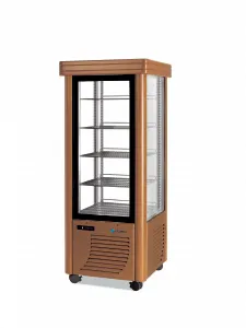 Vitrine réfrigérée 4 faces vitrées positive ventilée SCAIOLA - 400F BAROCCO 400F BAROCCO
