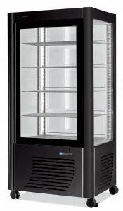 Vitrine réfrigérée 4 faces vitrées positive ventilée SCAIOLA - 540F 540F