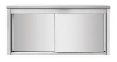 Placard inox mural fermé - Longueur 1800mm Placard inox mural fermé - Longueur 1800mm