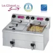 Friteuse professionnelle lectrique 2 bacs de 10 L  poser SOFRACA