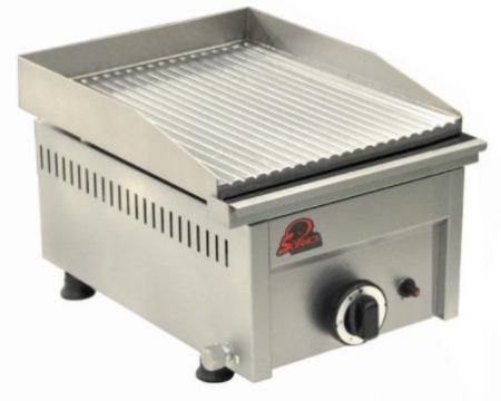 Plancha professionnelle gaz rainure 1 zone SOFRACA
