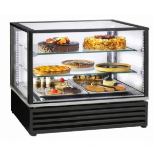 Vitrine réfrigérée de comptoir 2xGN1/1 SOFRACA - Noire - CD 800 Vitrine réfrigérée de comptoir 2xGN1/1 SOFRACA - Noire - CD 800