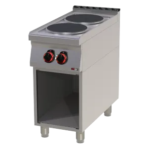 Fourneau électrique 2x feu avec soubassement | REDFOX SP 90/40 E