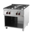Fourneau électrique 4x feu avec soubassement 400 V | REDFOX